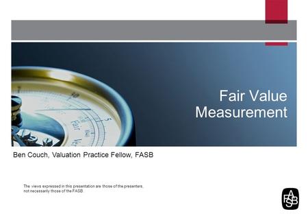 Fair Value Measurement