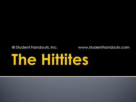 © Student Handouts, Inc. www.studenthandouts.com.