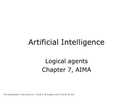 Artificial Intelligence