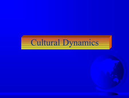 Cultural Dynamics. British Airways I was meeting with a group of Japanese businessmen in Tokyo, and our morning discussions had not gone well. For lunch.