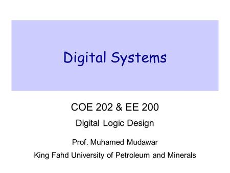 King Fahd University of Petroleum and Minerals