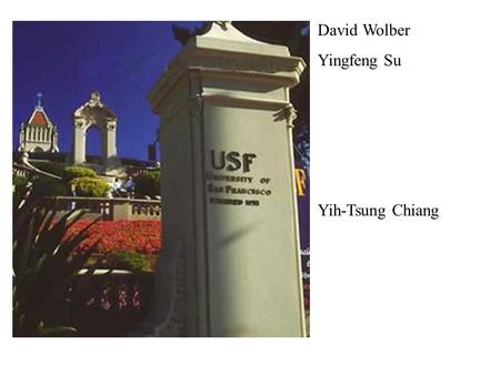 David Wolber Yingfeng Su Yih-Tsung Chiang. Programming by Example Conferences: CHI, UIST, IUI.