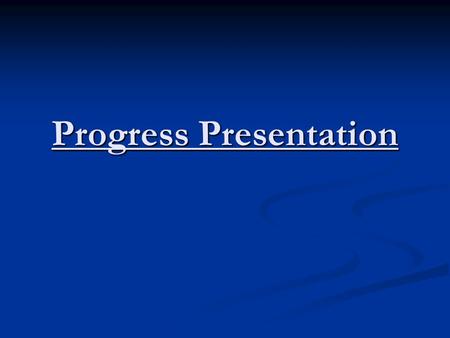 Progress Presentation. Current Task Currently my task is to extend my package to produce plots of loss quality as a function of time. Currently my task.