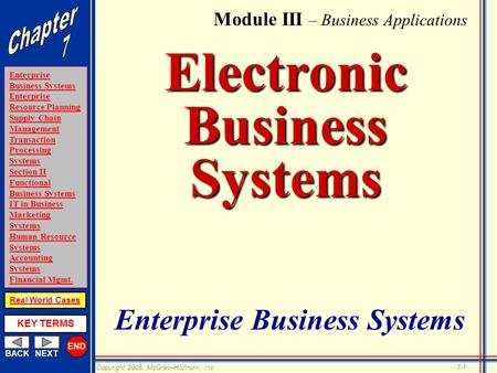 Electronic Business Systems