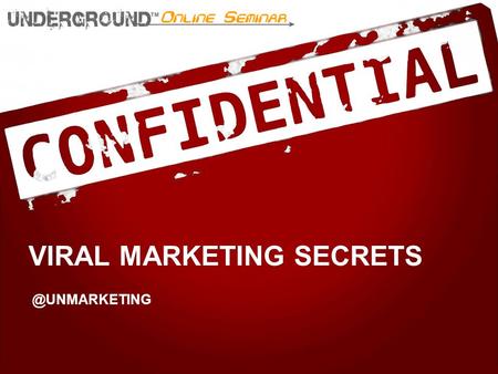 VIRAL MARKETING SECRETS