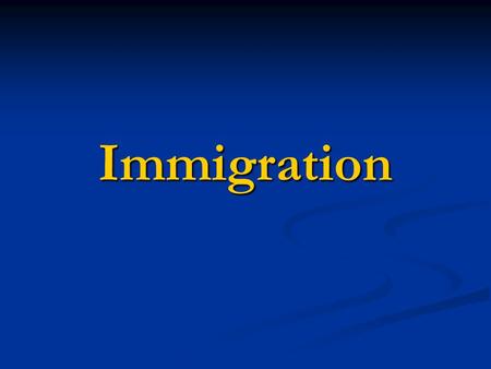 Immigration. What measures are taken (have been taken) by your government in order to integrate the immigrants and solve these problems?