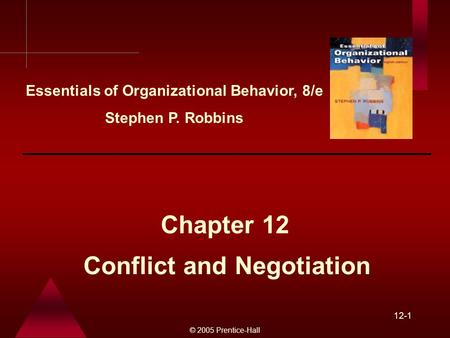 Conflict and Negotiation