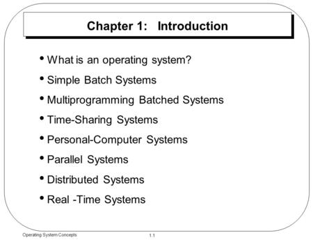 Chapter 1: Introduction