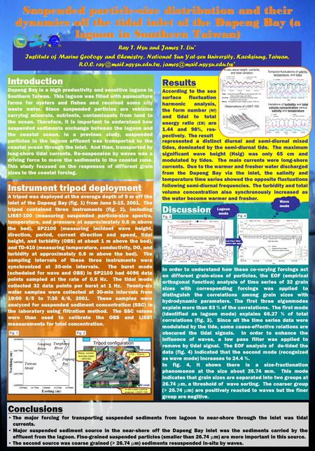 Discussion In order to understand how these co-varying forcings act on different grain-sizes of particles, the EOF (empirical orthogonal function) analysis.