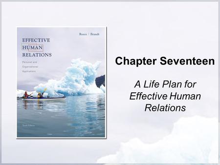 Chapter Seventeen A Life Plan for Effective Human Relations.