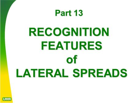 Part 13 RECOGNITION FEATURES of LATERAL SPREADS. Seismically- triggered landslides The Santa Tecla Landslide was triggered by the M. 7.6 El Salvador earthquake.