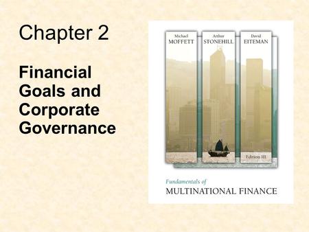 Financial Goals and Corporate Governance