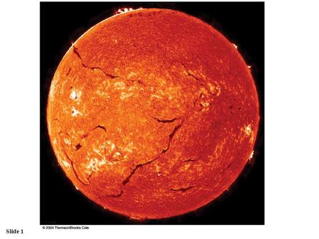 Slide 1. Slide 2 The Sun – Our Star Chapter 8 Slide 3 The preceding chapter described how we can get information from a spectrum. In this chapter, we.