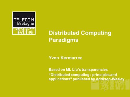 Distributed Computing Paradigms