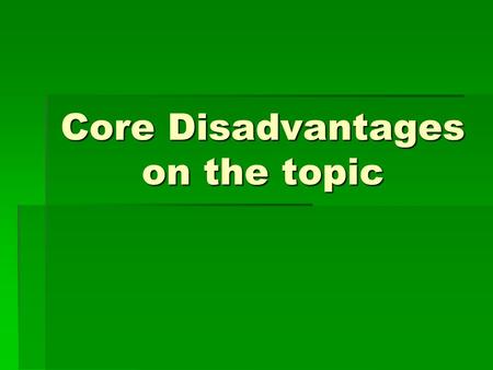 Core Disadvantages on the topic. Aid TradeOff DA  This DA will link to any topical affirmative—because they have to give public health assistance. 