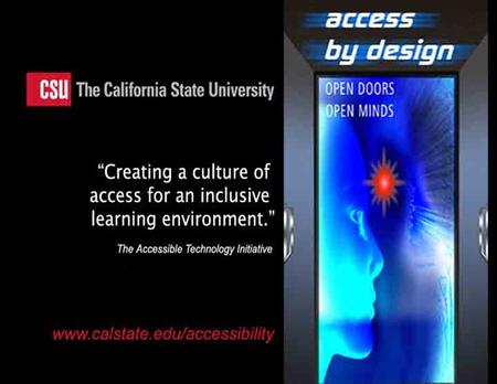 Access by Design: Open Doors, Open Minds. General Session October 30, 2006 ATI Technical Assistance Workshop.