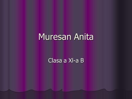 Muresan Anita Clasa a Xl-a B. Artificial intelligence Artificial intelligence.