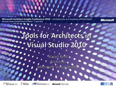 Interoperability. …understand the following about the Visualization and Architecture tools in Visual Studio 2010 Why we built it Who we built it for What.