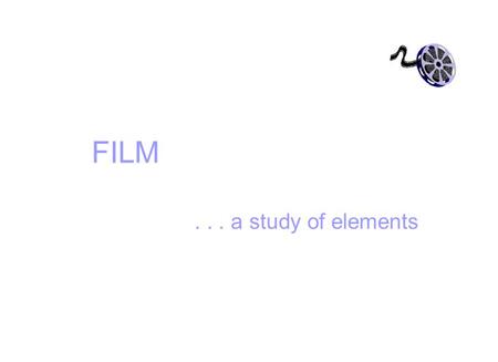 FILM... a study of elements. LIGHTING During the trial of O.J. Simpson, TIME magazine received widespread criticism for manipulating a cover photograph.