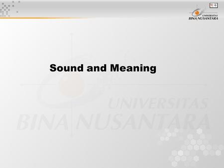 Sound and Meaning. Rhythm and Sound Rhythm and sound cooperate to produce what we call the music of poetry This music, as we have pointed out, may serve.