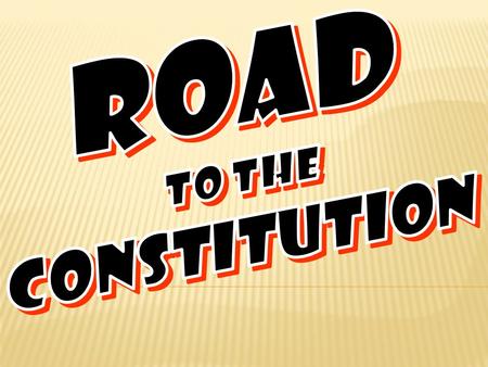 Failures of the Articles of Confederation CONSTITUTIONAL CONVENTION PROBLEMS AT THE CONVENTION VA PLAN NJ PLAN CT PLAN COMMERCE COMPROMISE 3/5.