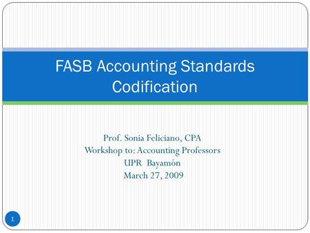 FASB Accounting Standards Codification