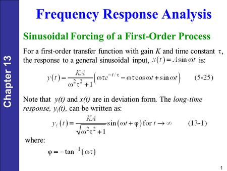 Frequency Response Analysis