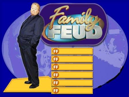 Directions Class will divide into “families” of 5 students One at a time each will stand up for the fast hand question Highest answer gets opportunity.