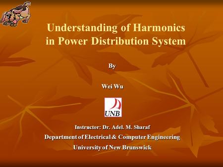 Understanding of Harmonics in Power Distribution System