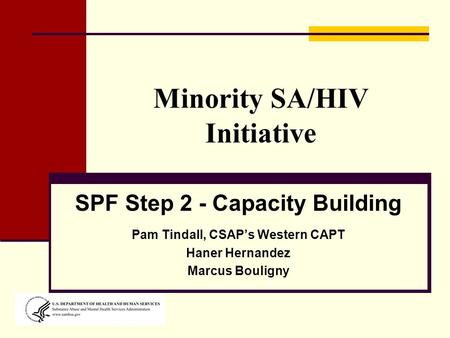 Minority SA/HIV Initiative