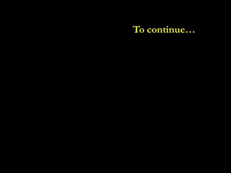 To continue…. We can speak of “Organic Chemistry” And “Inorganic Chemistry”