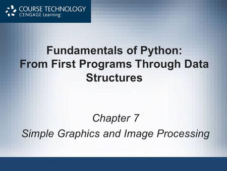 Fundamentals of Python: From First Programs Through Data Structures