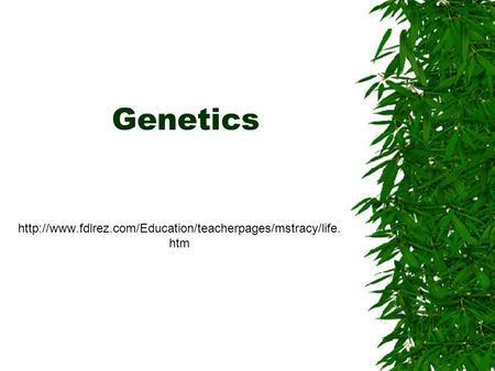 Genetics  htm.