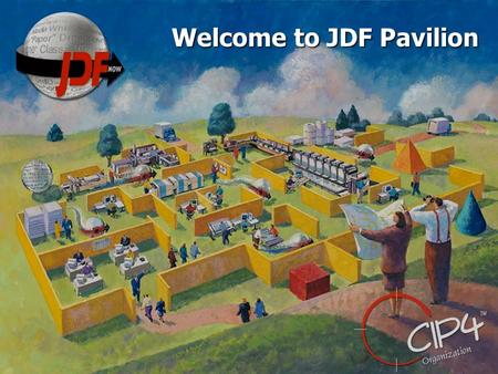 Welcome to JDF Pavilion. Imposition and JDF Andre Valentine Ultimate Technographics Inc. Director, Product Marketing.