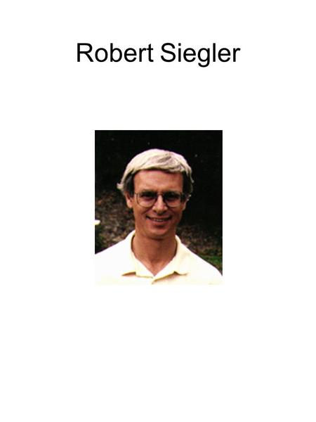 Robert Siegler. Rule assessment procedure Rule Problem TypeIIIIIIIV Balance100 Weight100 Distance0 (should say balance) 100 Conflict- Weight 100 33 (Chance.