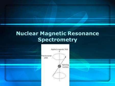 Nuclear Magnetic Resonance Spectrometry Chap 19