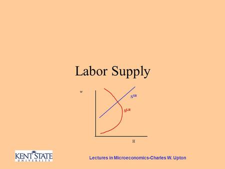 Lectures in Microeconomics-Charles W. Upton Labor Supply.