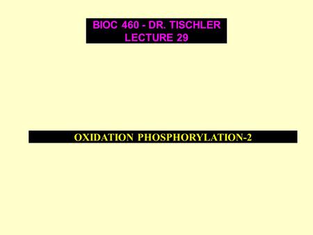 OXIDATION PHOSPHORYLATION-2