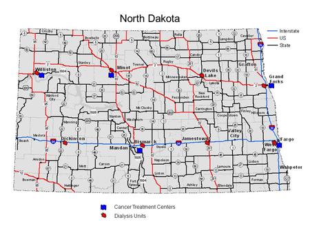 North Dakota Cancer Treatment Centers Dialysis Units.