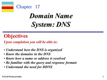 Domain Name System: DNS