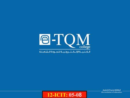 12-ICIT: 05-0 8 Organizational Excellence Journey: Critical Success Factors of Engineering Firms in Saudi Arabia and United Arab Emirates Dr Hesham Magd,