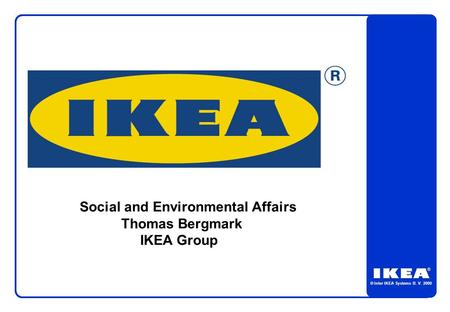 Social and Environmental Affairs