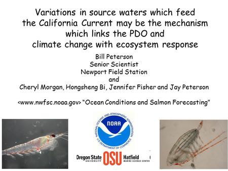 Variations in source waters which feed