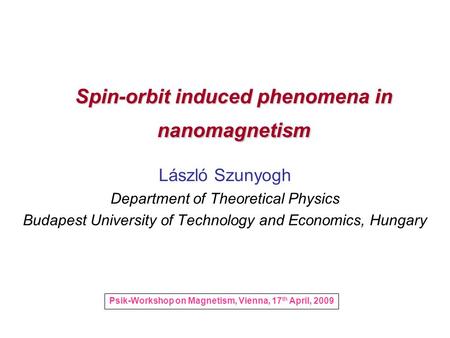 Spin-orbit induced phenomena in nanomagnetism