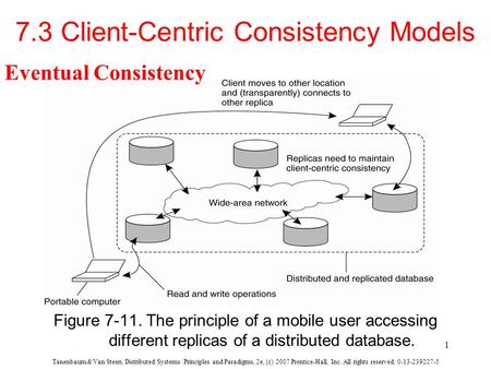 Tanenbaum & Van Steen, Distributed Systems: Principles and Paradigms, 2e, (c) 2007 Prentice-Hall, Inc. All rights reserved. 0-13-239227-5 1 7.3 Client-Centric.