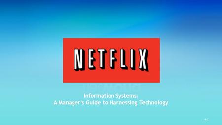 Information Systems: A Manager’s Guide to Harnessing Technology