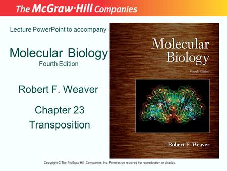 Molecular Biology Fourth Edition