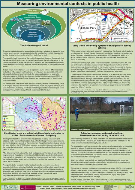 School environments and physical activity: The development and testing of an audit tool Physical activity undertaken at school break-time can make an important.