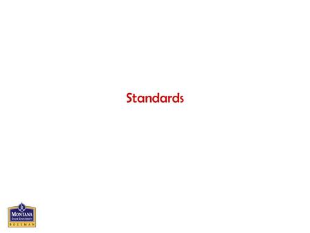 Standards. CS351 - Software Engineering (AY2004)2 I think there is a bug in my code… func GreenEggsNHam(Not SamIAm, Green EggsNHam) foreach Green TryThem.