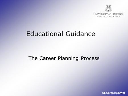 The Career Planning Process